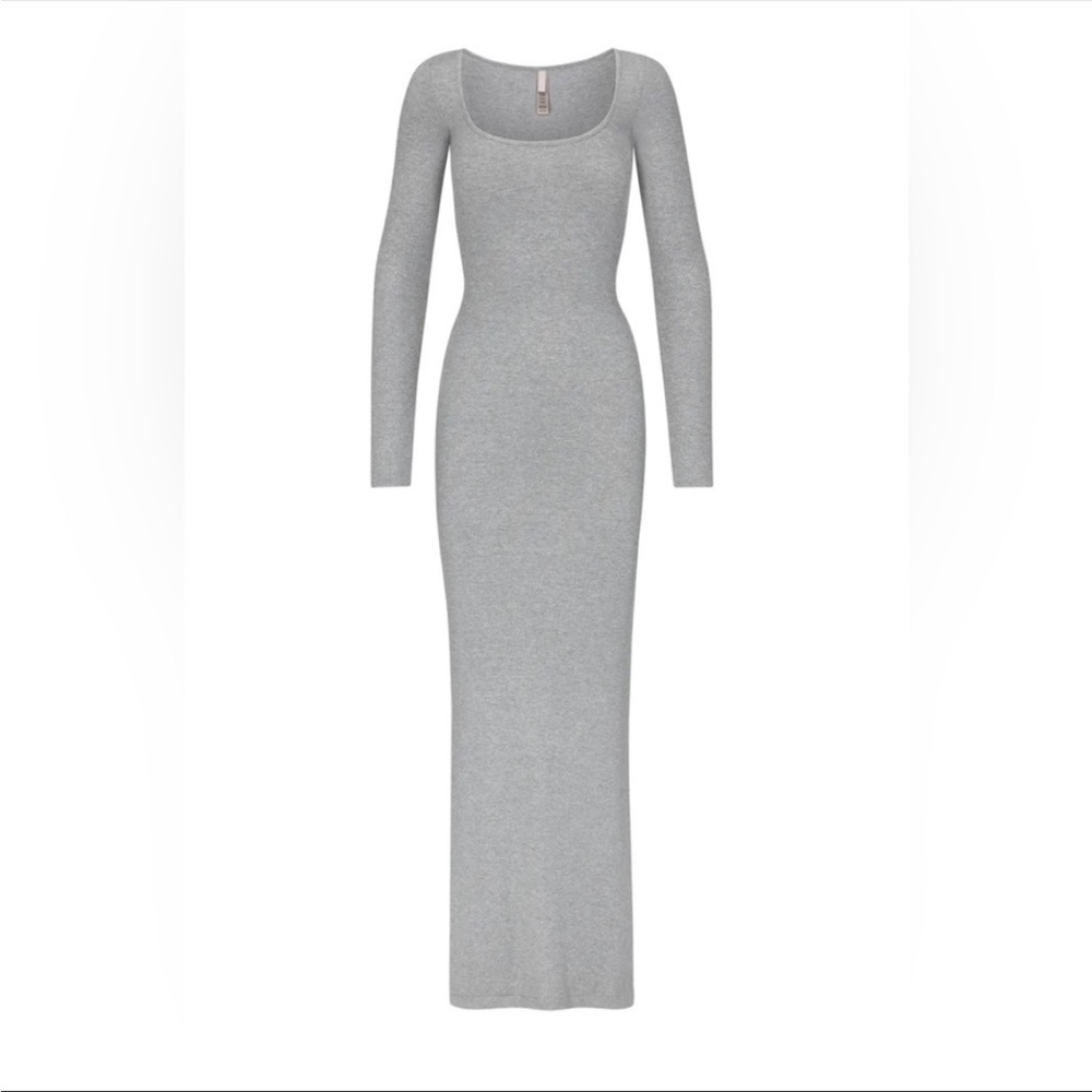NEW SKIMS SOFT LOUNGE LONG SLEEVE DRESS Size Medium